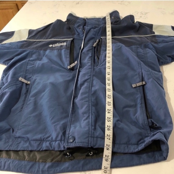 Columbia blue jackets high neck front zipper - Picture 7 of 16